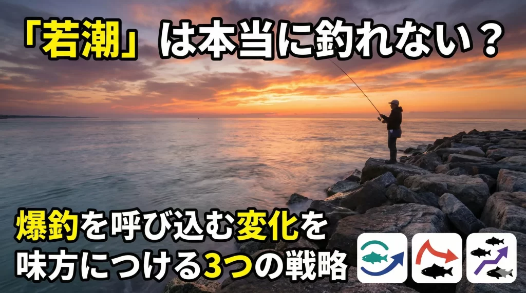 「若潮」は本当に釣れない？爆釣を呼び込む変化を味方につける3つの戦略