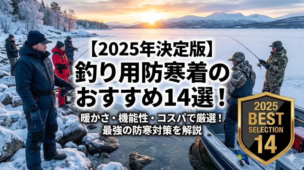 【2025年決定版】釣り用防寒着のおすすめ14選！極寒対応から選び方まで徹底解説