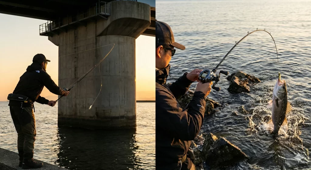 シーバス用ベイトロッドのメリット