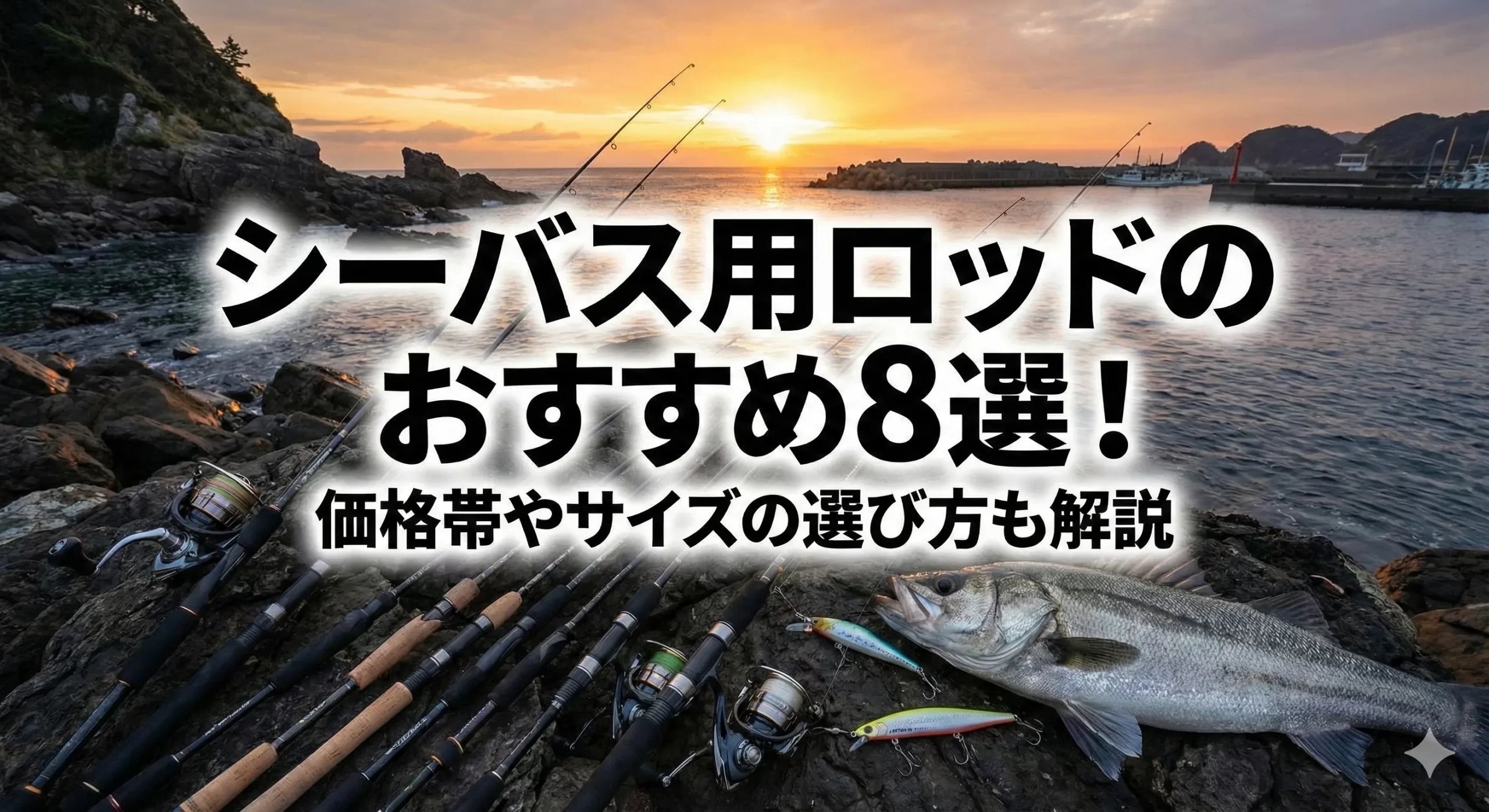 シーバス用ロッドのおすすめ8選！価格帯やサイズの選び方も解説