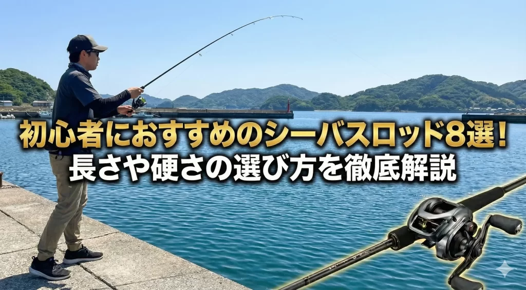 初心者におすすめのシーバスロッド8選！長さや硬さの選び方を徹底解説