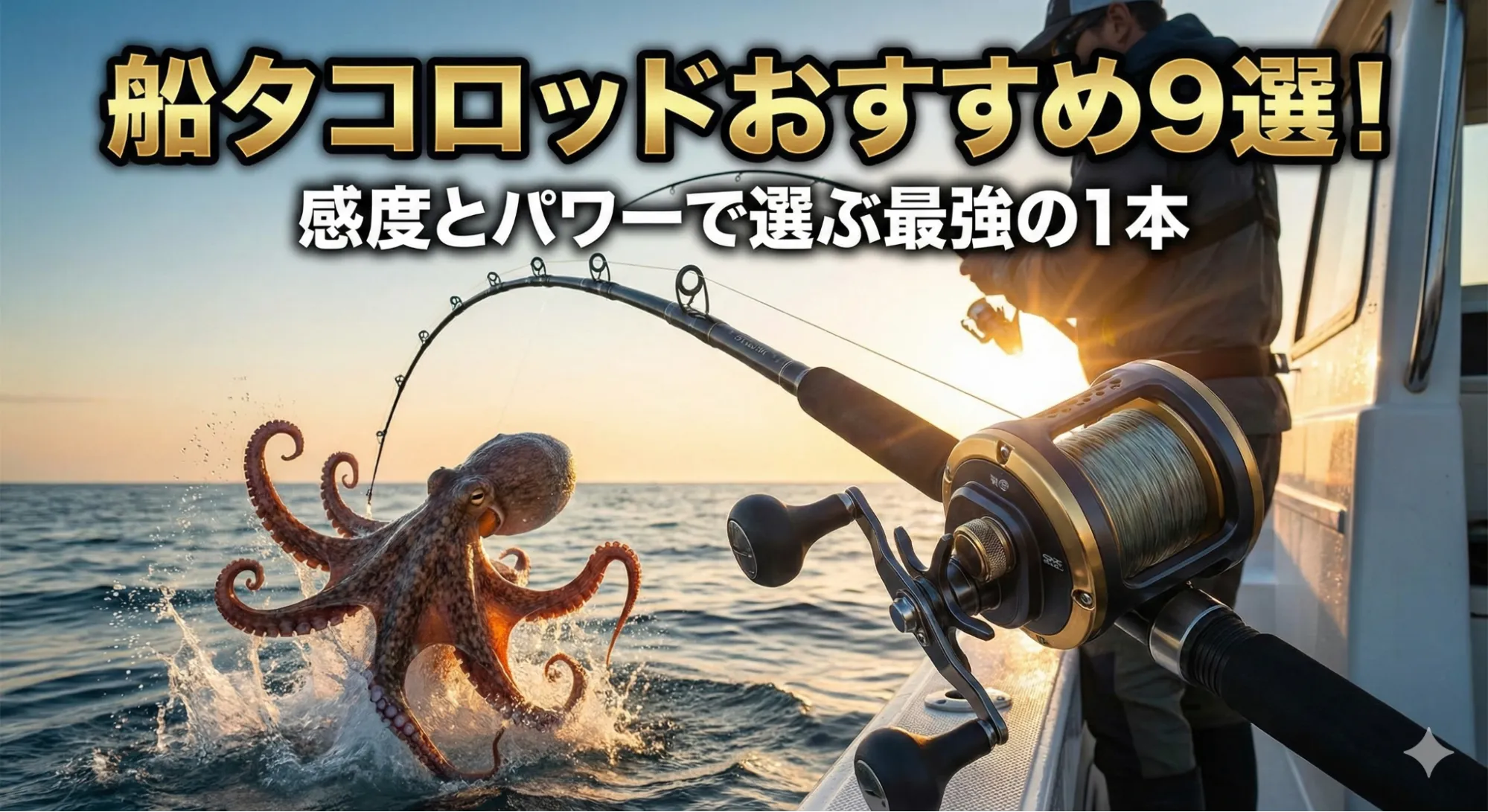 船タコロッドおすすめ9選！感度とパワーで選ぶ最強の1本