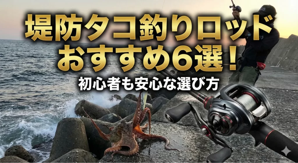 堤防タコ釣りロッドおすすめ6選！初心者も安心な選び方