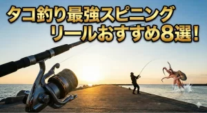 タコ釣り最強スピニングリールおすすめ8選！遠投で広範囲を攻略