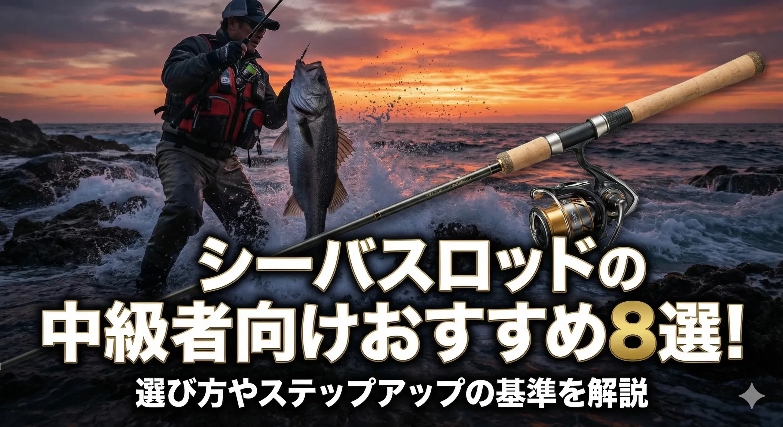 シーバスロッドの中級者向けおすすめ8選！選び方やステップアップの基準を解説
