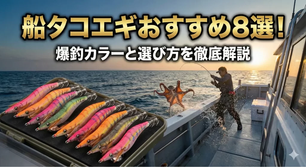 船タコエギおすすめ8選！爆釣カラーと選び方を徹底解説