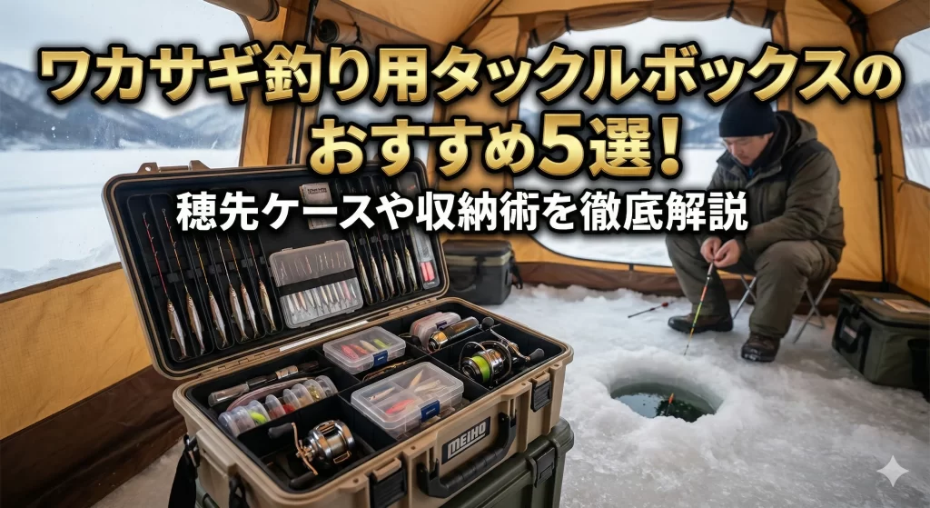 ワカサギ釣り用タックルボックスのおすすめ5選！穂先ケースや収納術を徹底解説