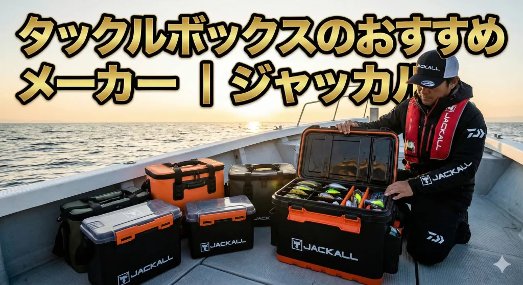 タックルボックスのおすすめメーカー｜ジャッカル